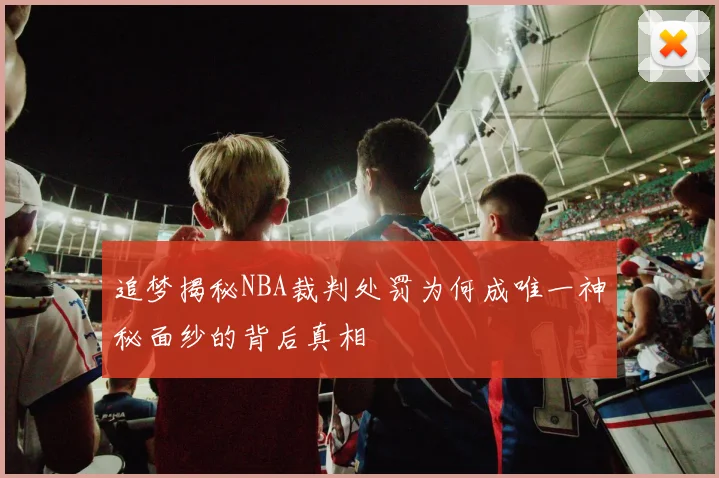 追梦揭秘NBA裁判处罚为何成唯一神秘面纱的背后真相